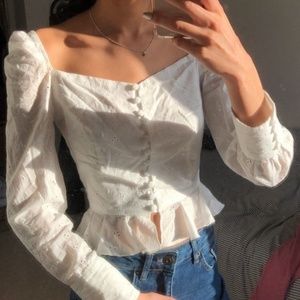 Lioness Evanora Eyelet Blouse